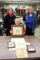 Frances Adams Unger at "Saving Memories Day"